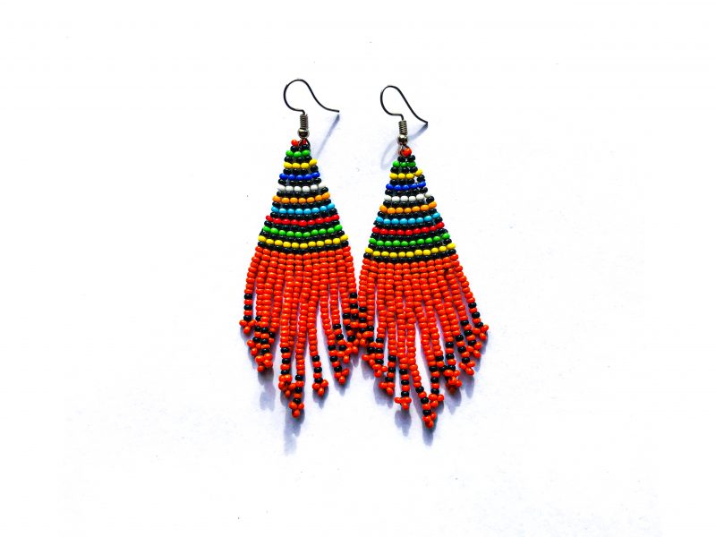 Earrings orange