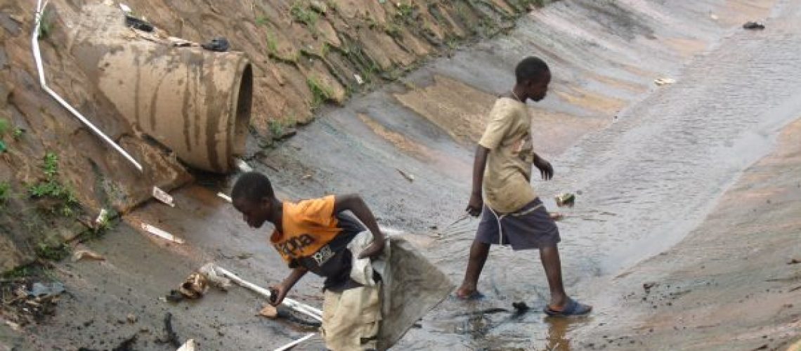 Street children in Uganda